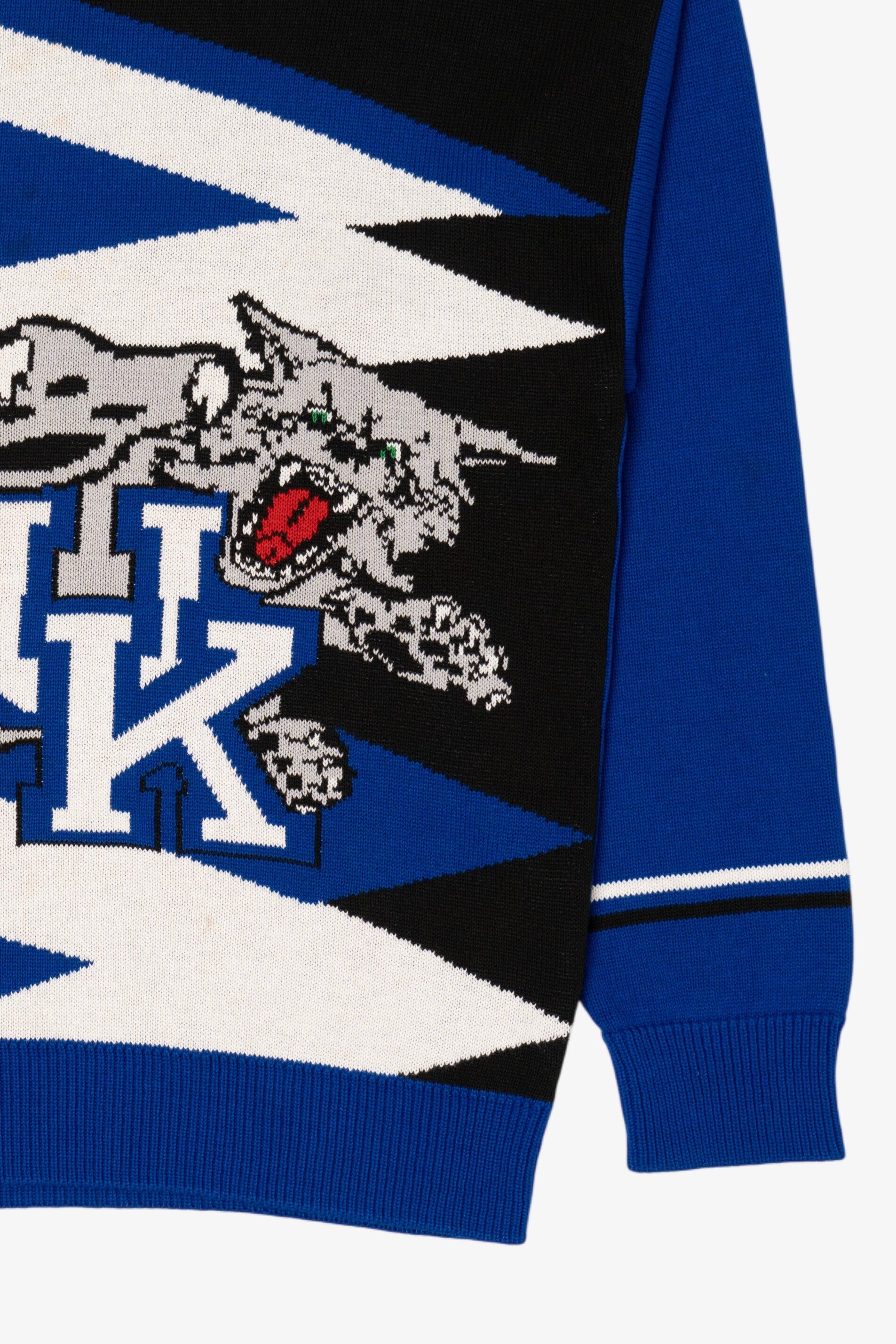 Vintage Blue University Of Kentucky Wildcats Sweater