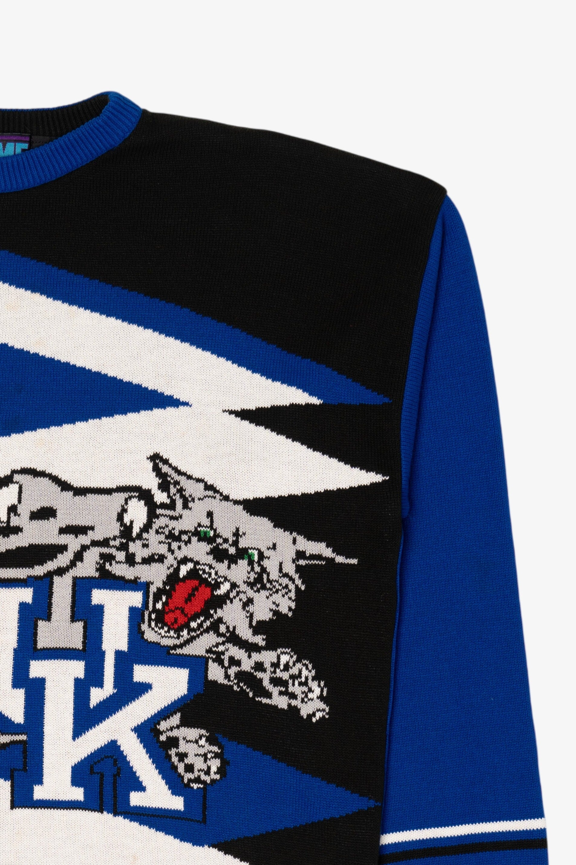 Vintage Blue University Of Kentucky Wildcats Sweater