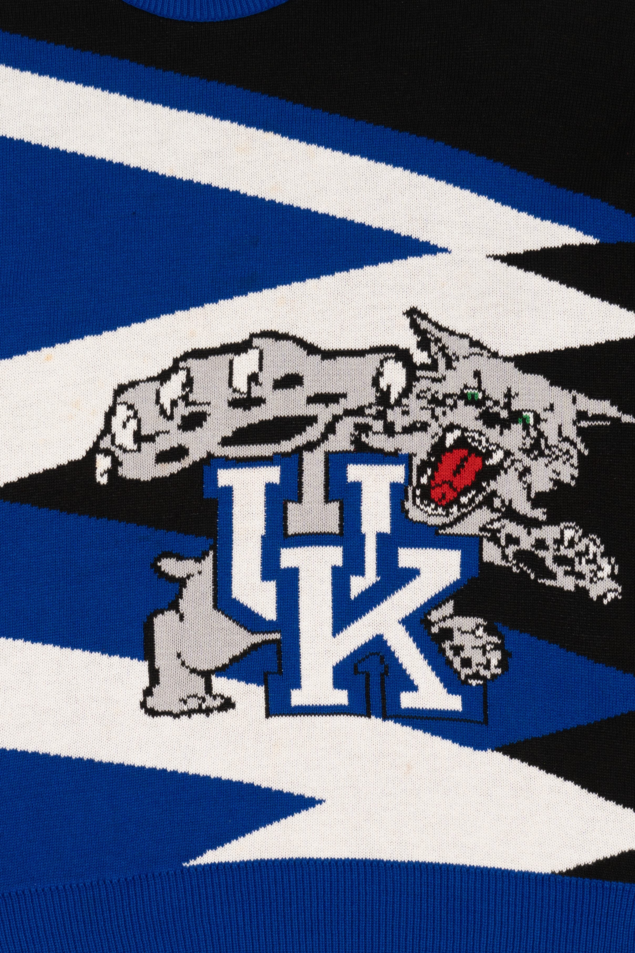 Vintage Blue University Of Kentucky Wildcats Sweater