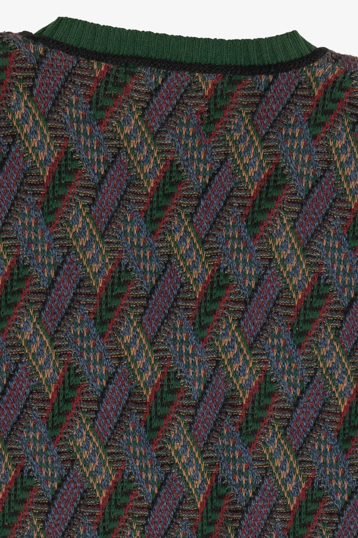 Vintage Crossings Fine Line V-Neck Sweater (1990s)