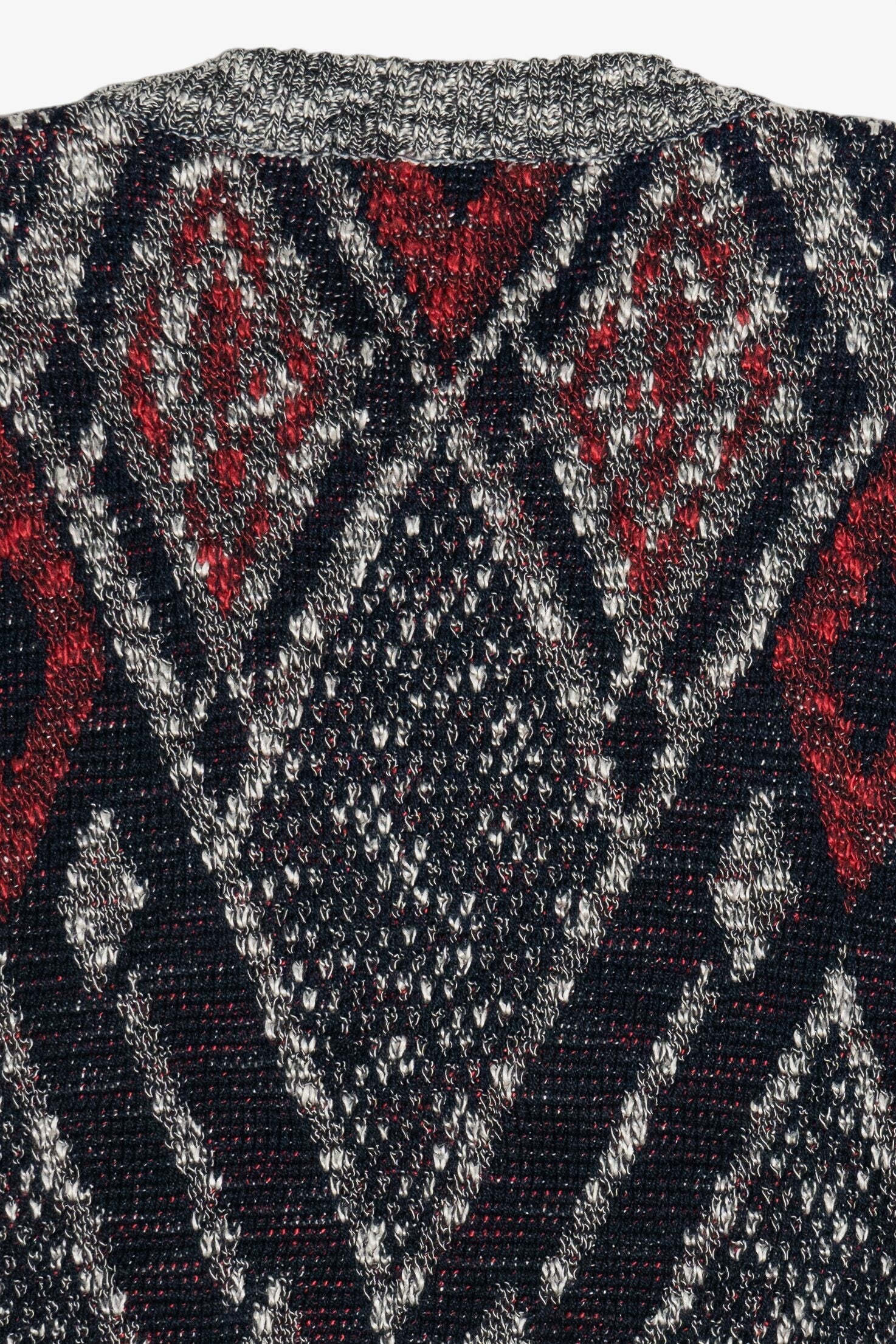 Vintage Red Diamond Argyle Sweater (1980s)