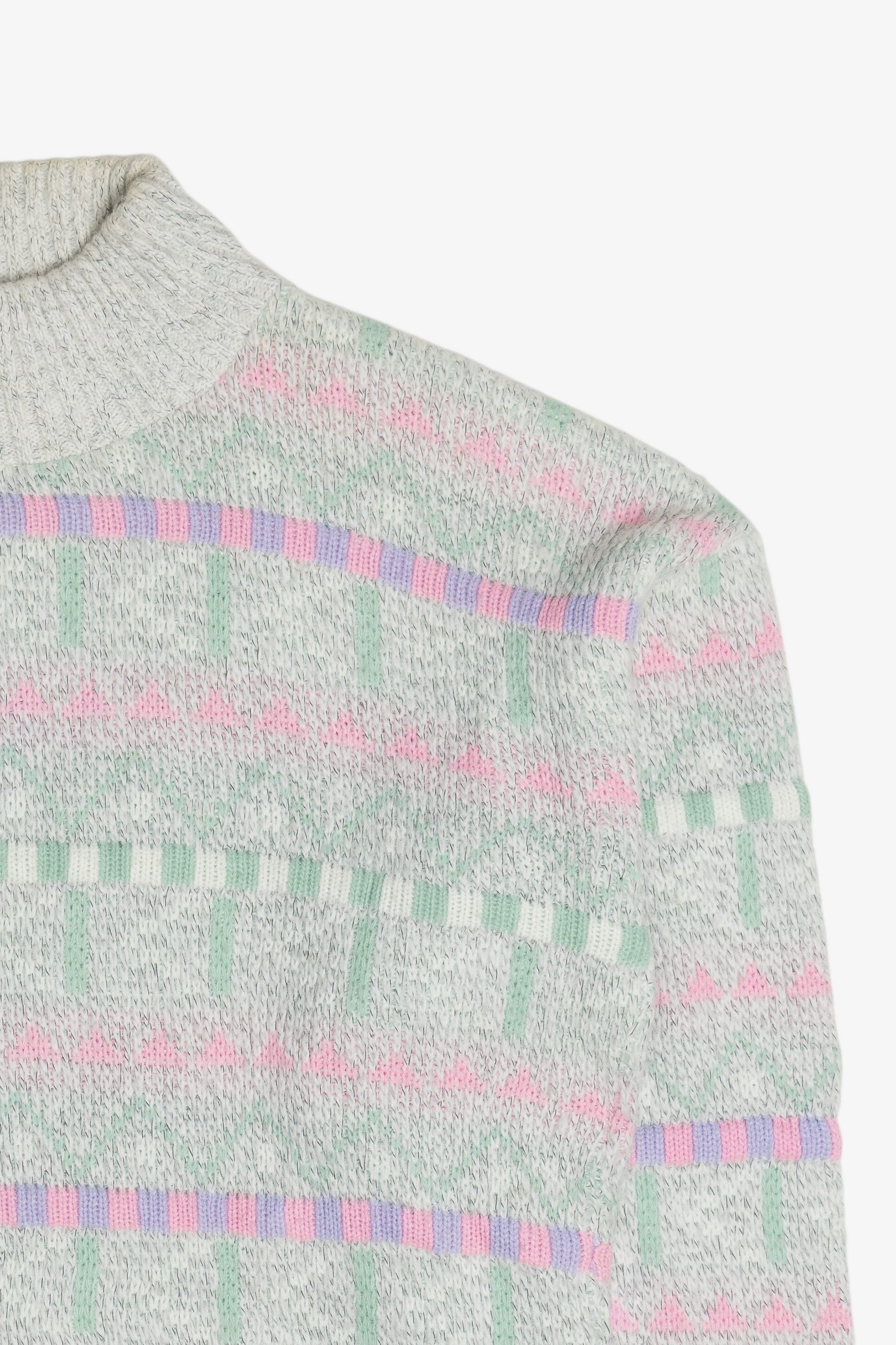 Vintage In Resource Pastel Turtleneck Sweater (1980s)