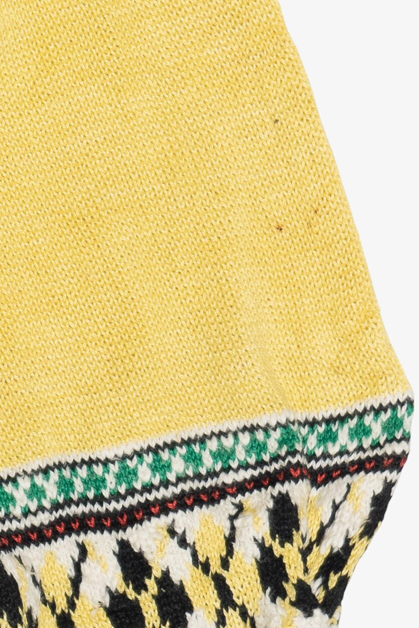 Vintage Cats And Mouse Puff Sleeve Graphic Sweater (1980s)