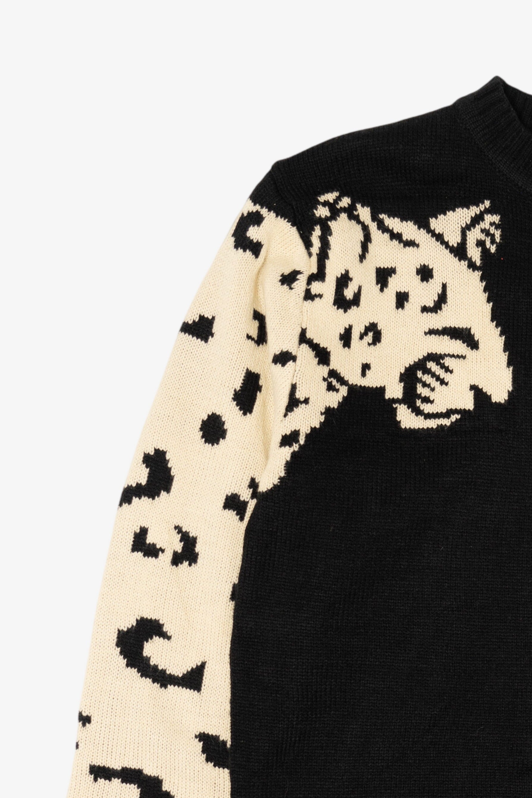 Leopard Sleeves Sweater (2010s)