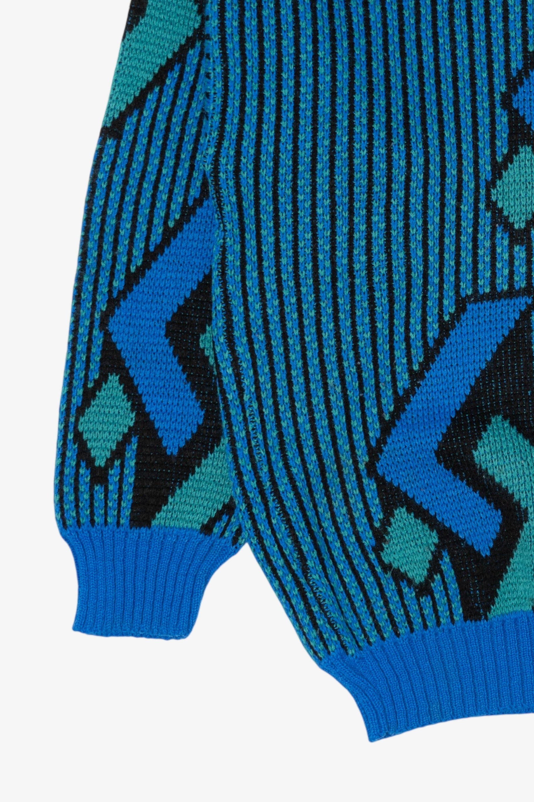 Vintage Blue New Era Graphic Sweater (1980s)