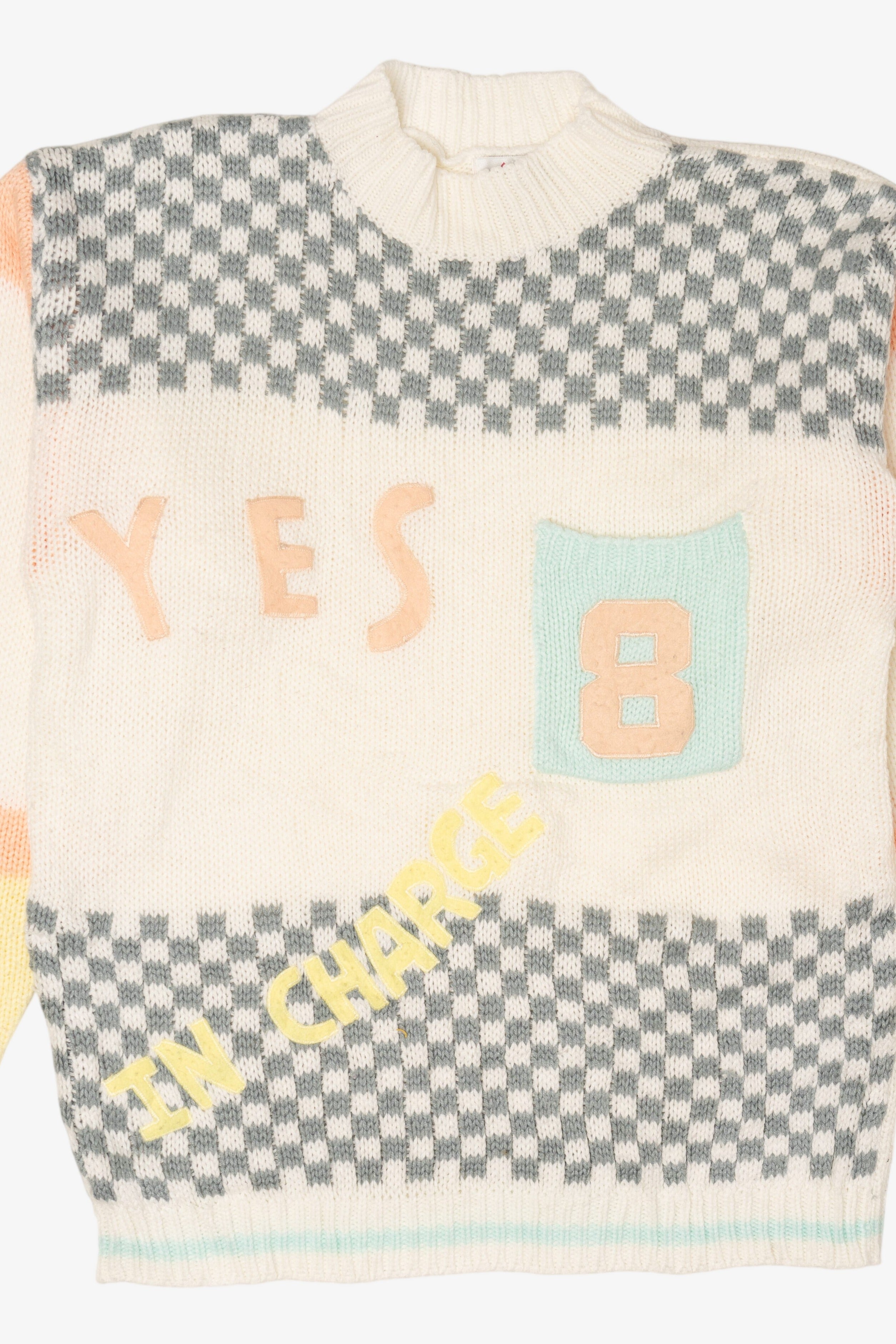 Vintage Cristina "Yes In Charge" 8 Sweater (1980s)