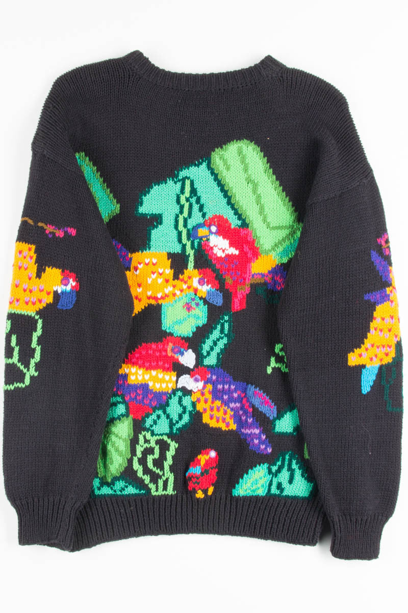 Vintage Parrots Sweater