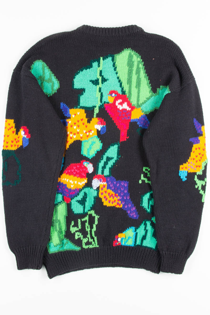 Vintage Parrots Sweater 1