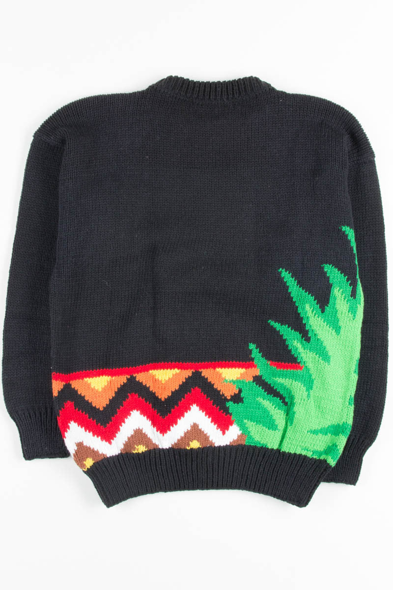 Vintage Safari Animals Sweater 1