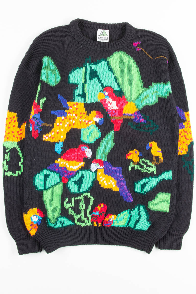 Vintage Parrots Sweater 1