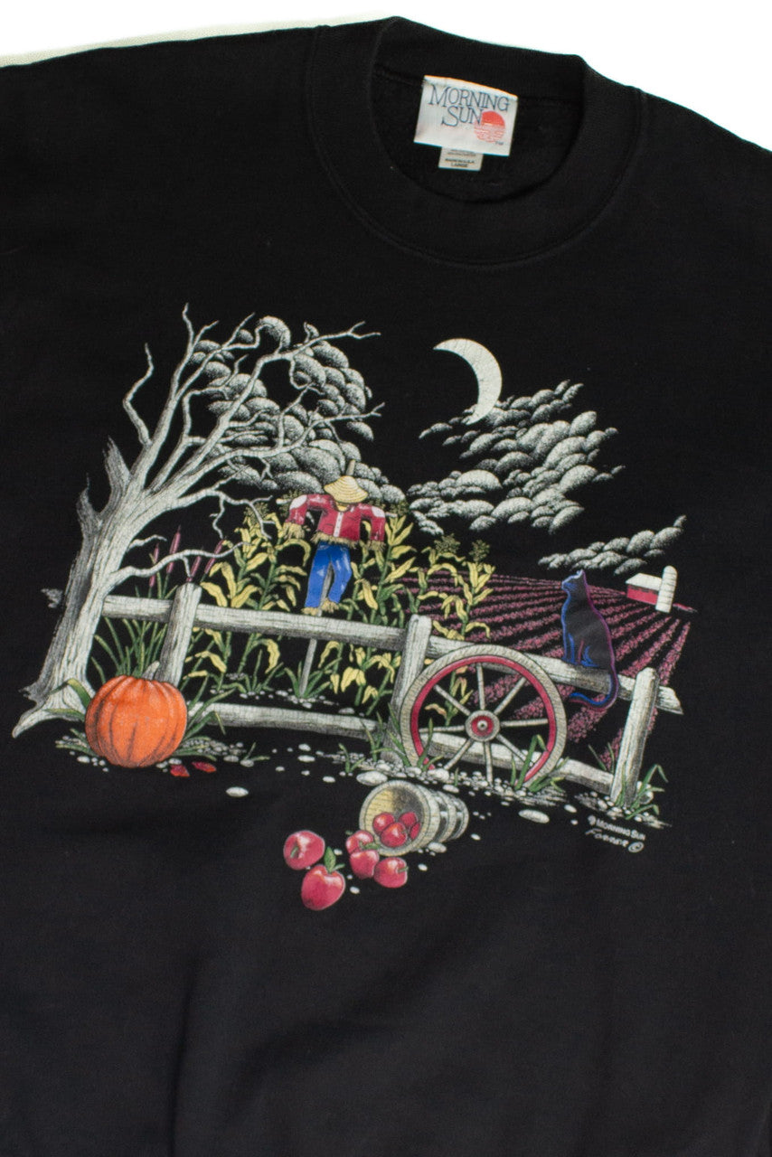 Vintage Harvest Field Fall Sweatshirt (1990s)