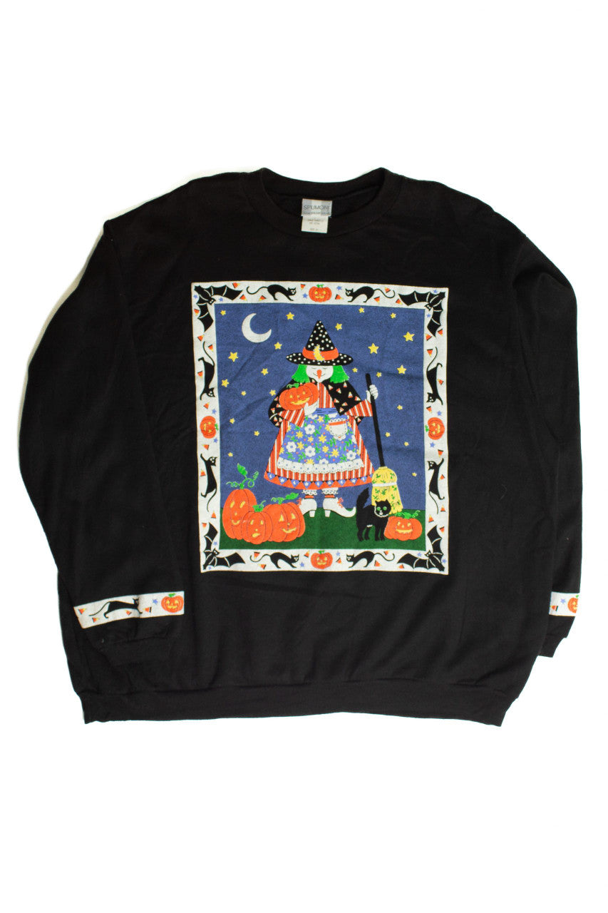 Vintage Good Witch Halloween Sweatshirt (1990s) 1