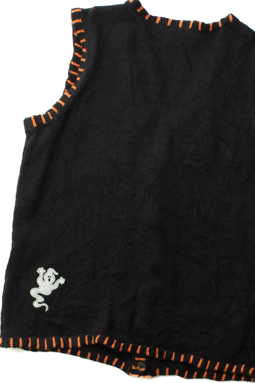 Vintage Scary! Spooky! Boo! Halloween Vest (1990s)
