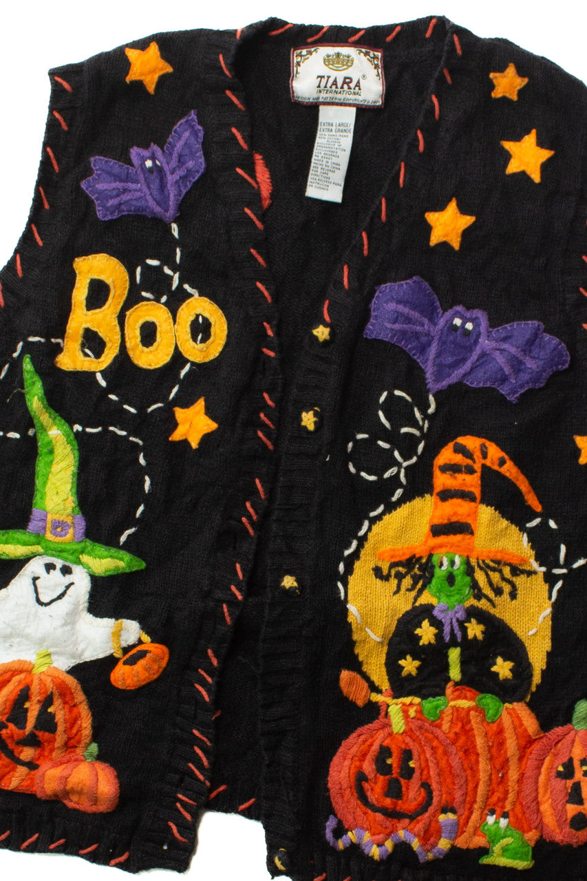 Vintage Big Boo Halloween Sweater (1990s)