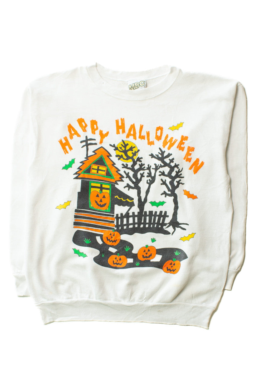 Vintage Happy Halloween Sweatshirt (1990s)