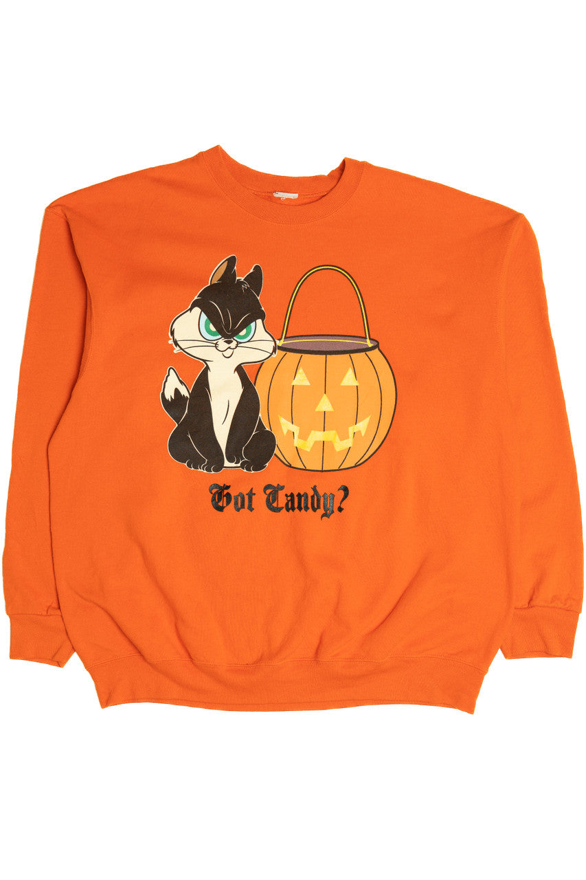 Vintage "Got Candy?" Looney Tunes Penelope Cat Halloween Sweater