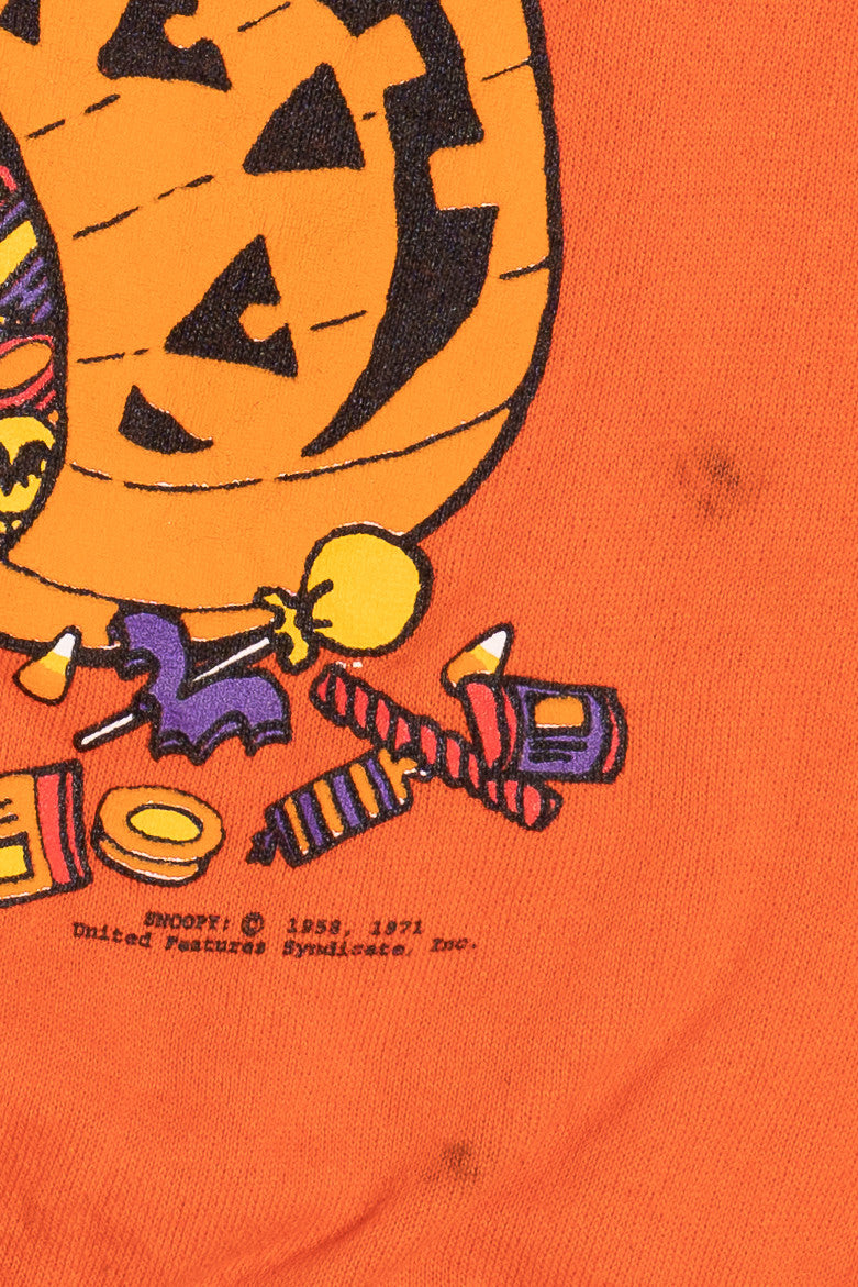 Vintage "Joe Halloween" Snoopy Joe Cool Candy Haul Peanuts Halloween Sweater