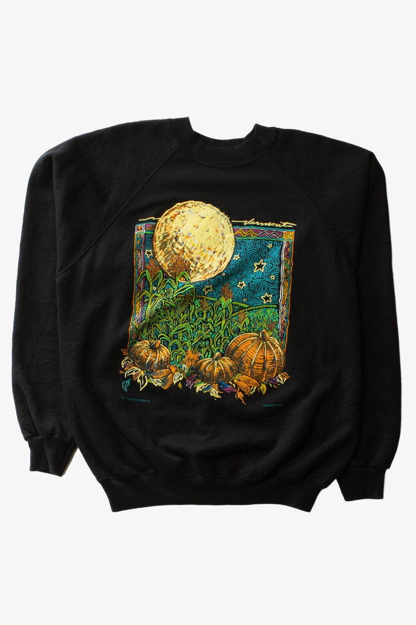Vintage Vermont Pumpkin Patch Fall Sweatshirt (1990s)