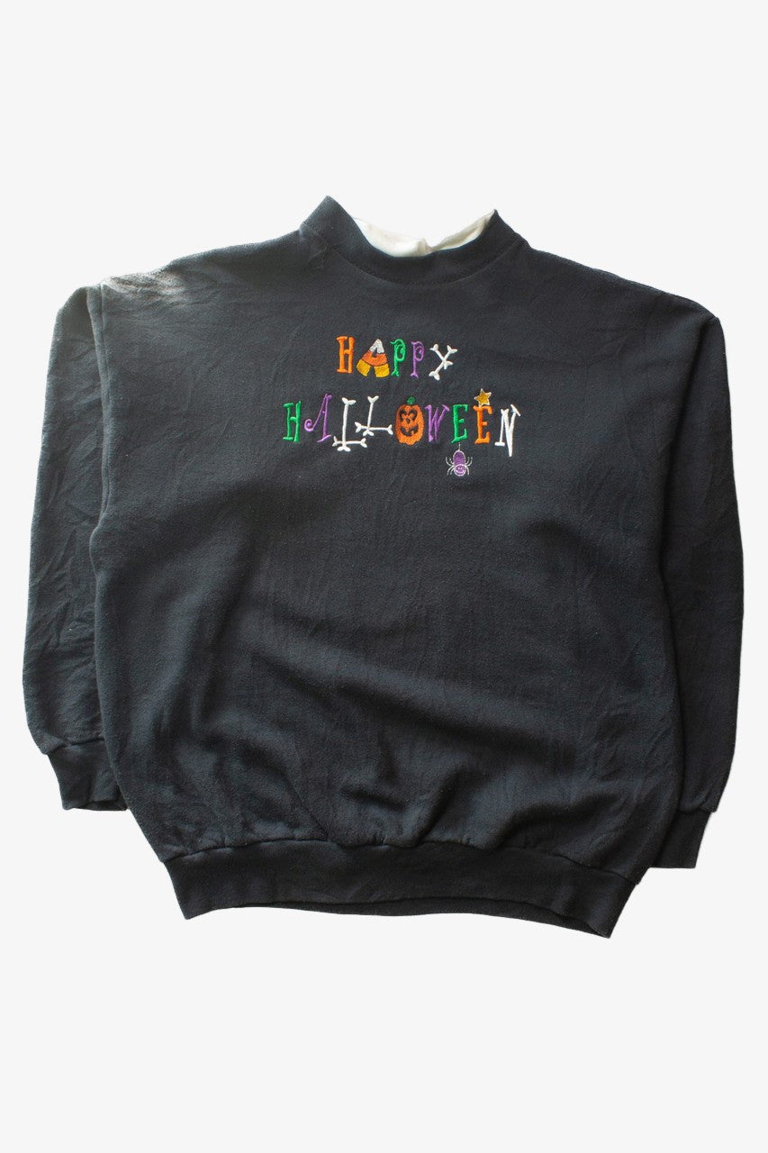 Vintage Happy Halloween Sweatshirt (1990s) 713