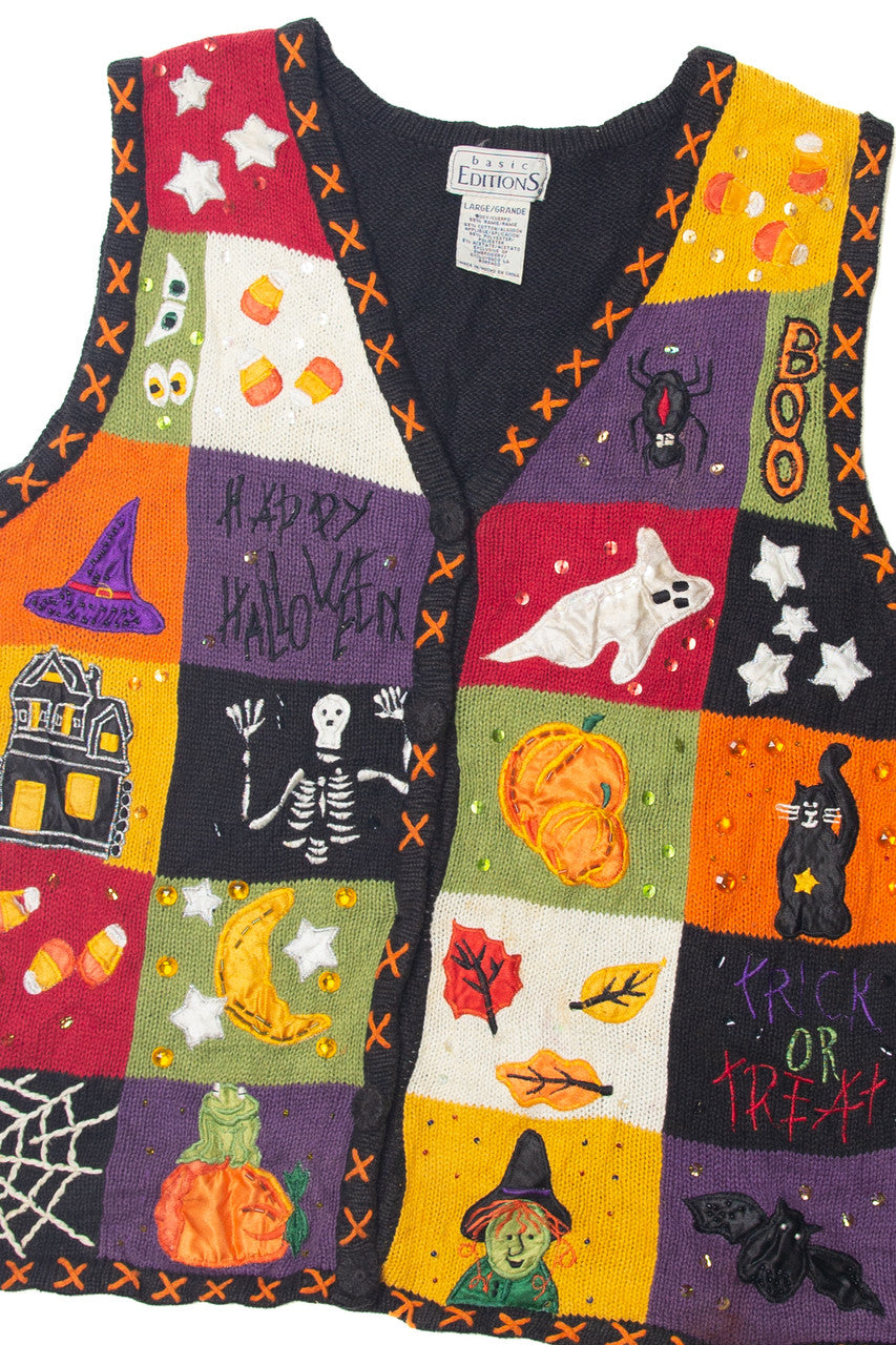 Vintage Basic Editions Halloween Vest
