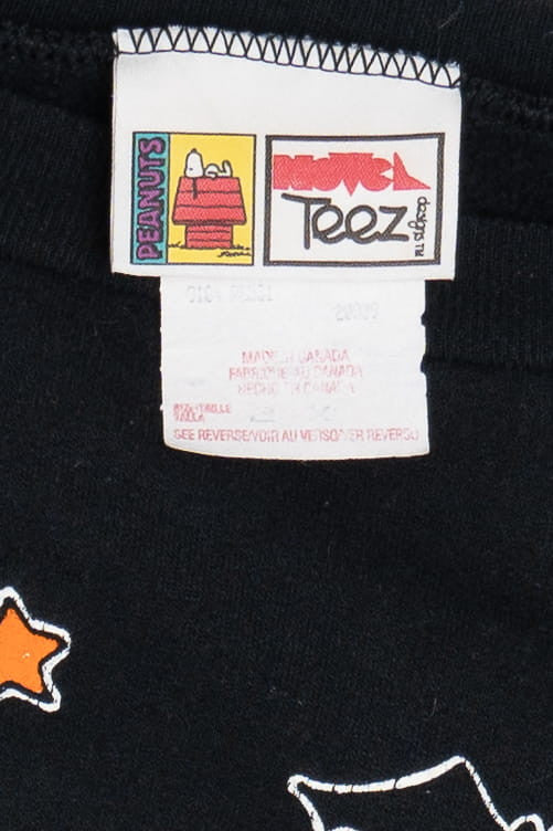 Vintage "Joe Trick Or Treat" Snoopy Joe Cool Novel Halloween Sweatshirt (1990s)