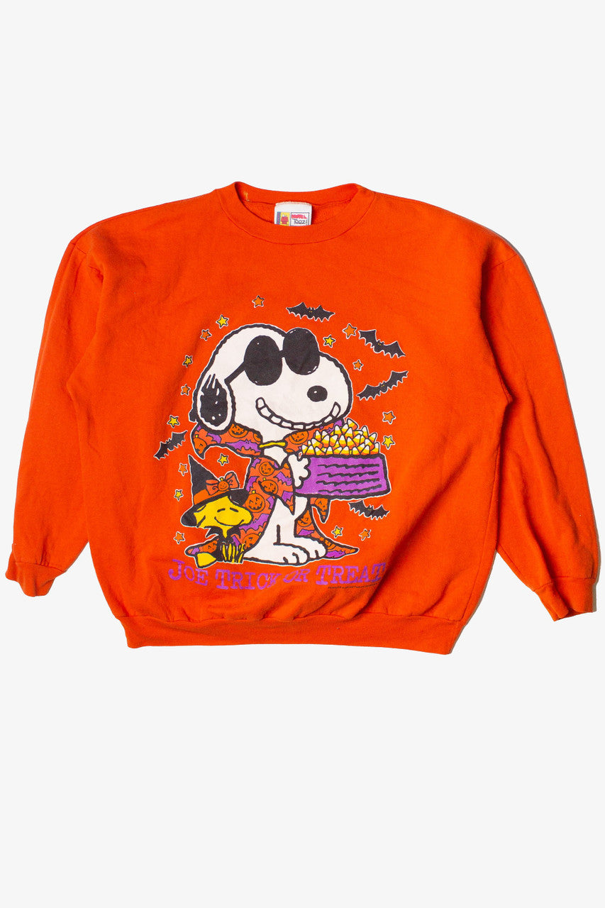 Vintage Joe Trick Or Treat Snoopy Halloween Sweatshirt