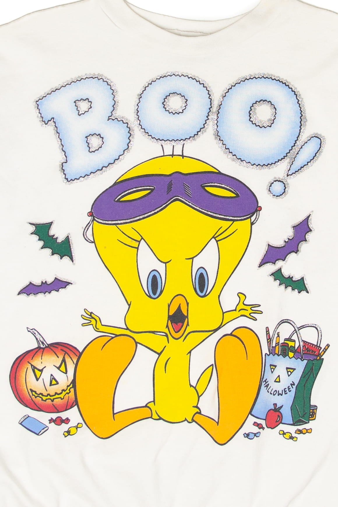 Vintage Tweety Bird "Boo!" Halloween Sweater (1990s)