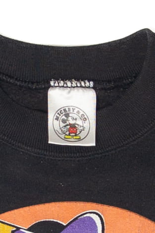 Vintage Mickey And Minnie Broom Halloween Sweater (1990s)