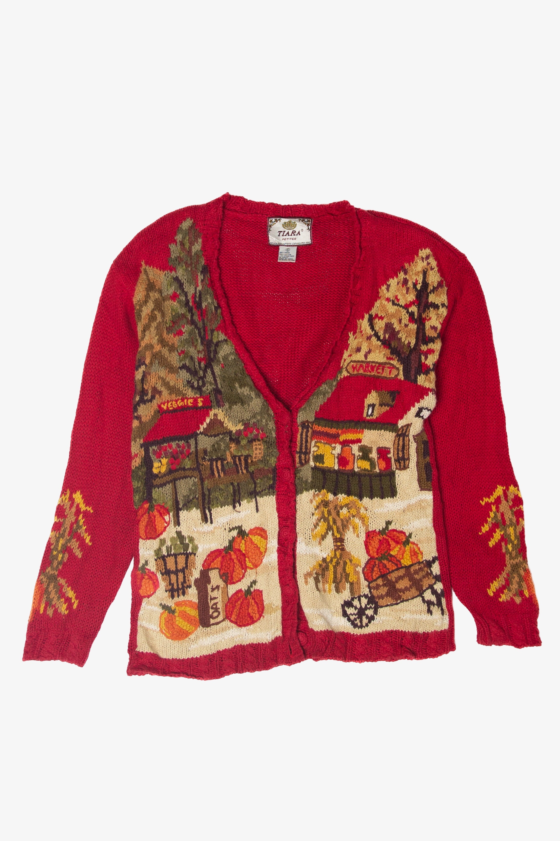 Vintage Tiara Market Autumn Harvest Sweater (1990s)