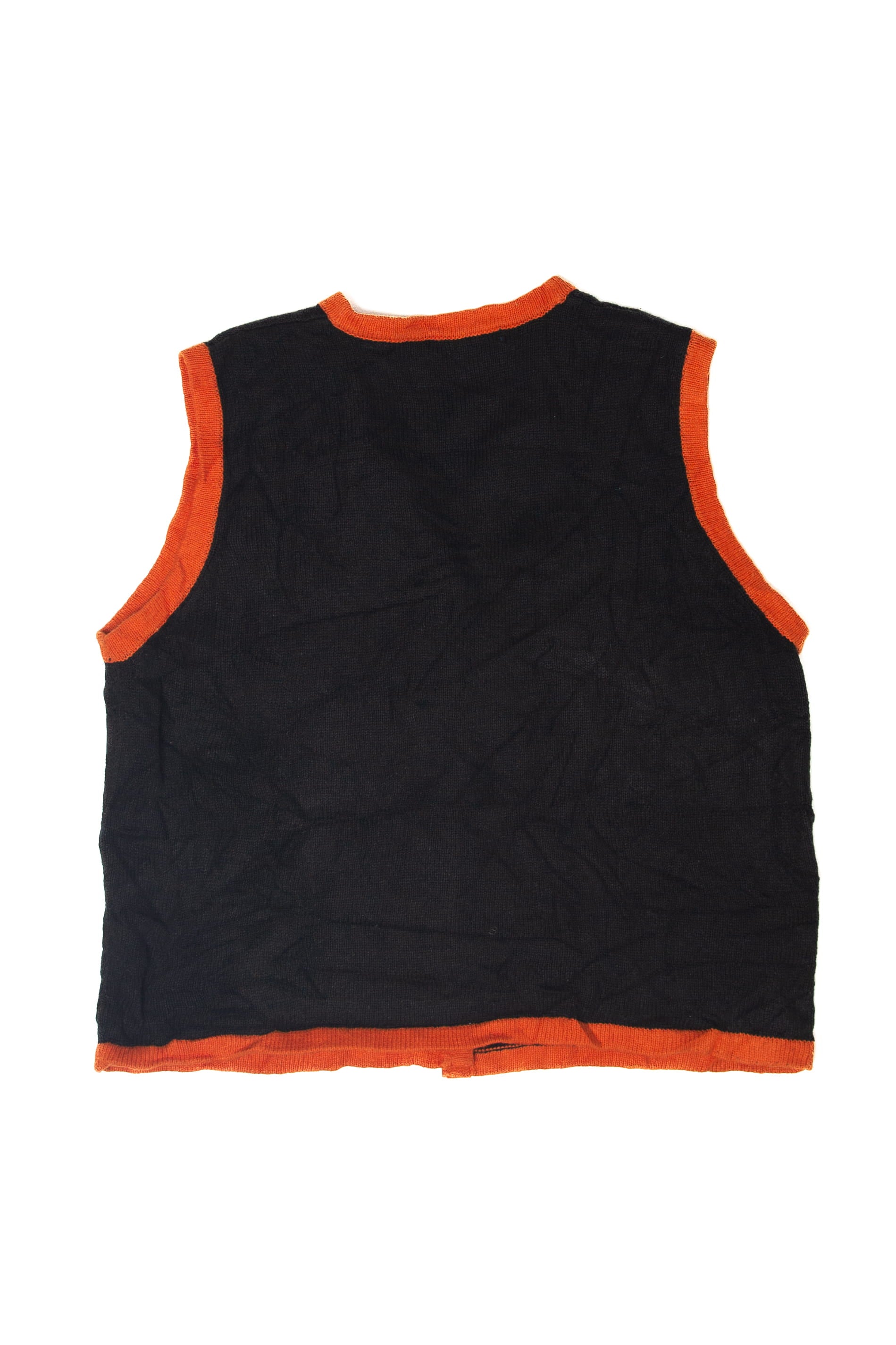 Vintage Happy Pumpkins Halloween Vest (1990s)