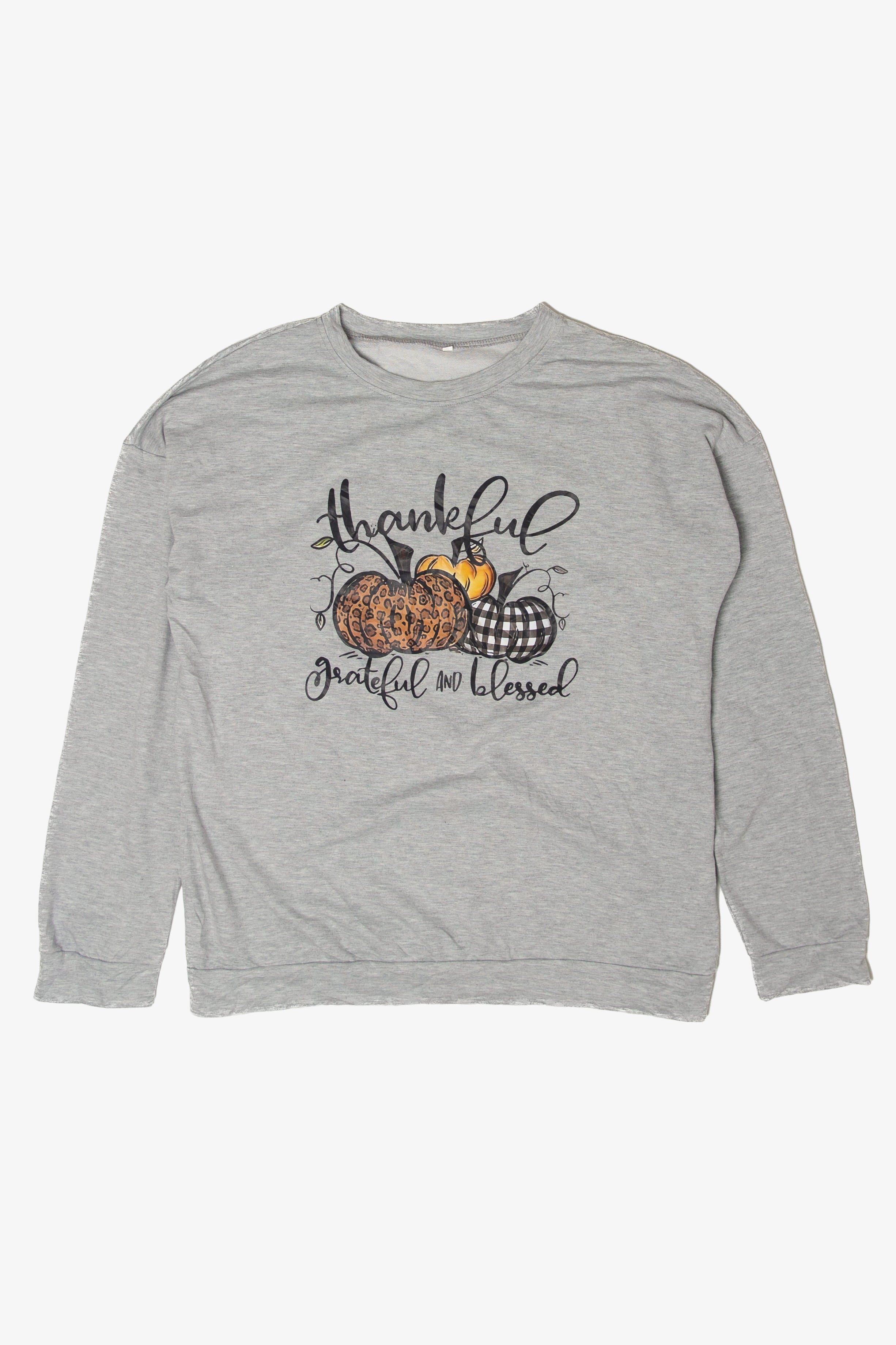 Thankful Grateful And Blessed Autumn Harvest Sweater