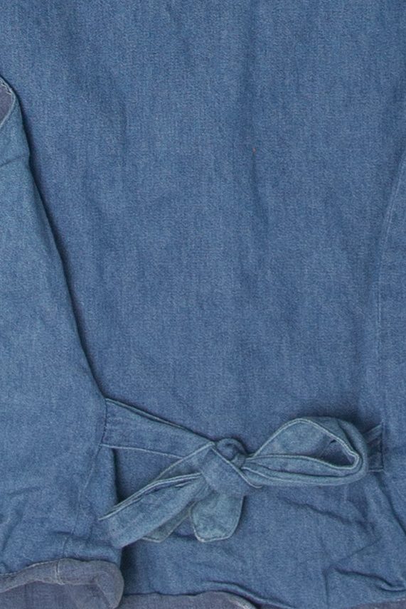 Vintage Cats Autumn Harvest Denim Vest (2000s)