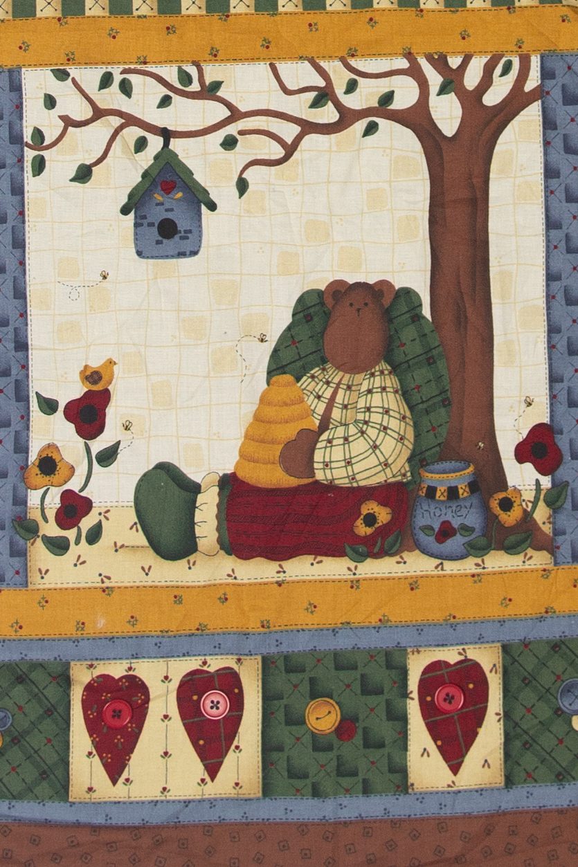 Vintage "Country Bears At Heart" Autumn Harvest Vest (1990s)