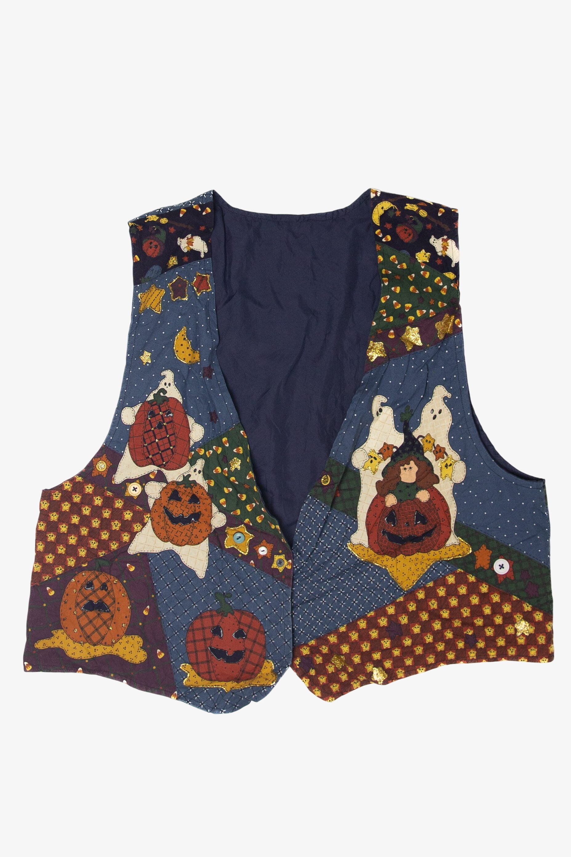 Vintage "Magic In The Night" Halloween Vest (1990s)