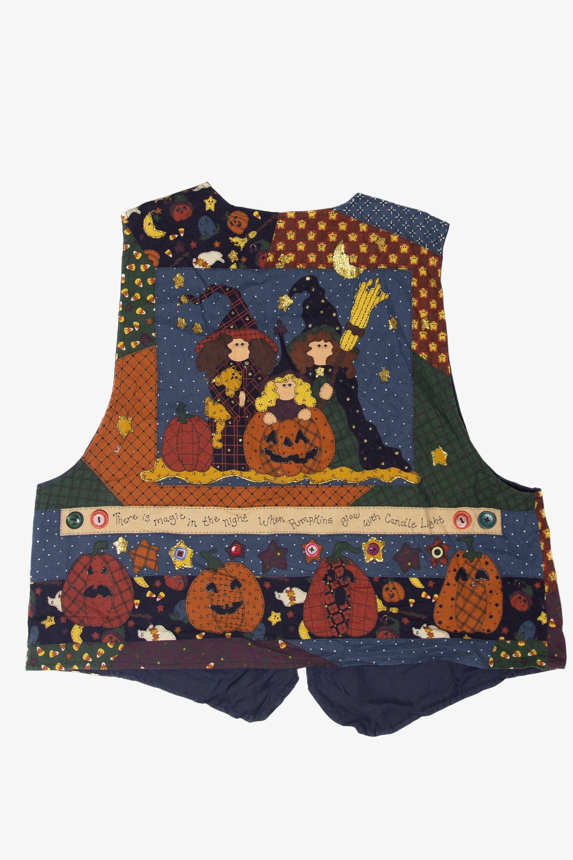 Vintage "Magic In The Night" Halloween Vest (1990s)