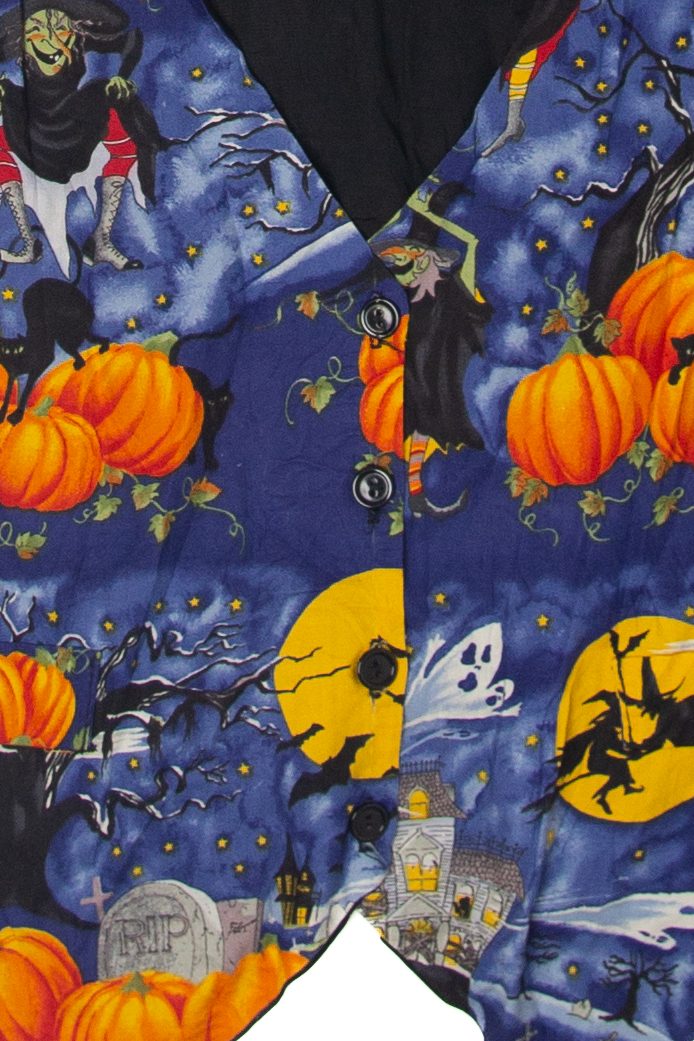 Vintage Saddle River Halloween Vest (1990s)