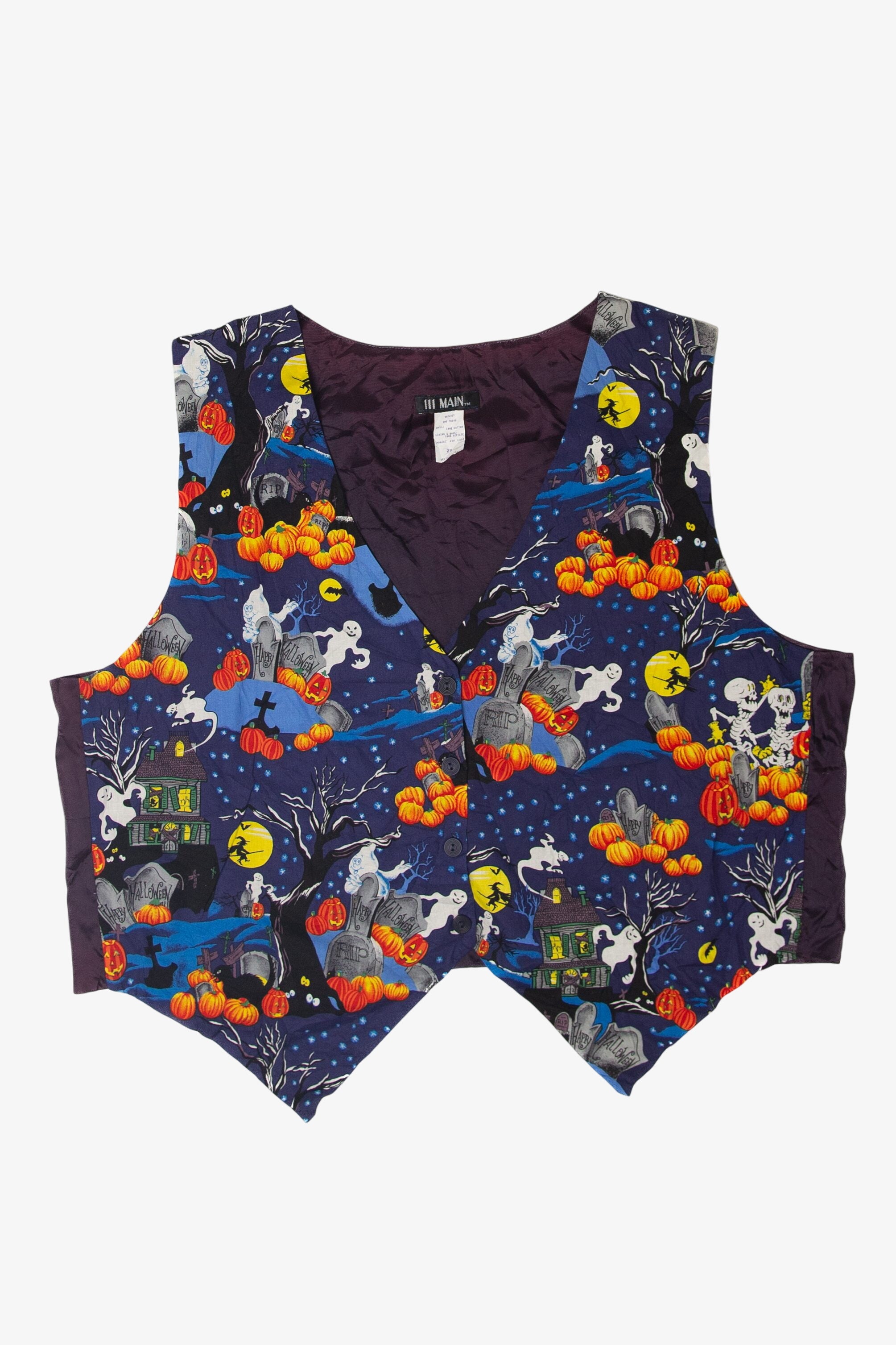 Vintage 111 Main Halloween Vest (1990s)