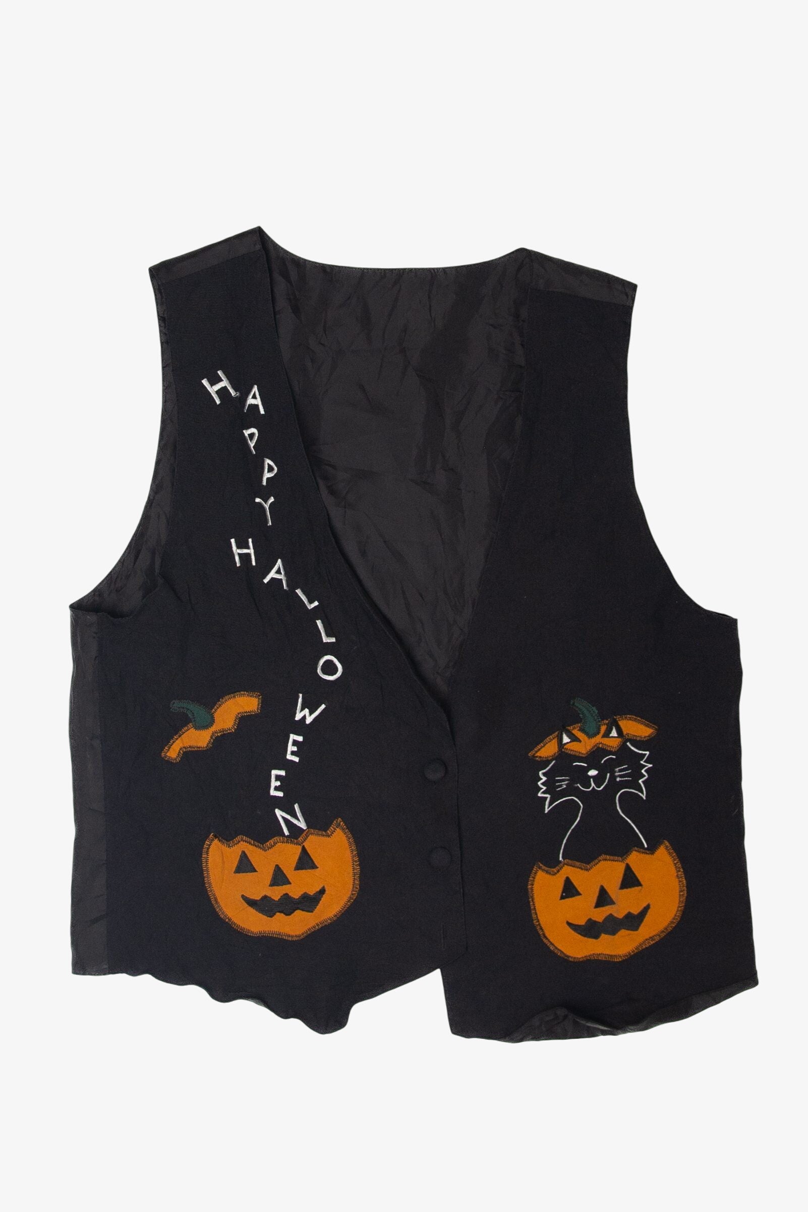 Vintage Happy Halloween Vest (1990s)