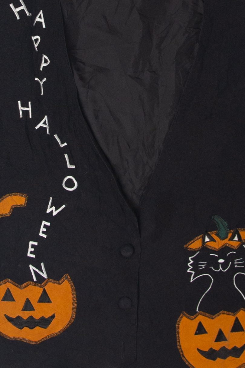 Vintage Happy Halloween Vest (1990s)