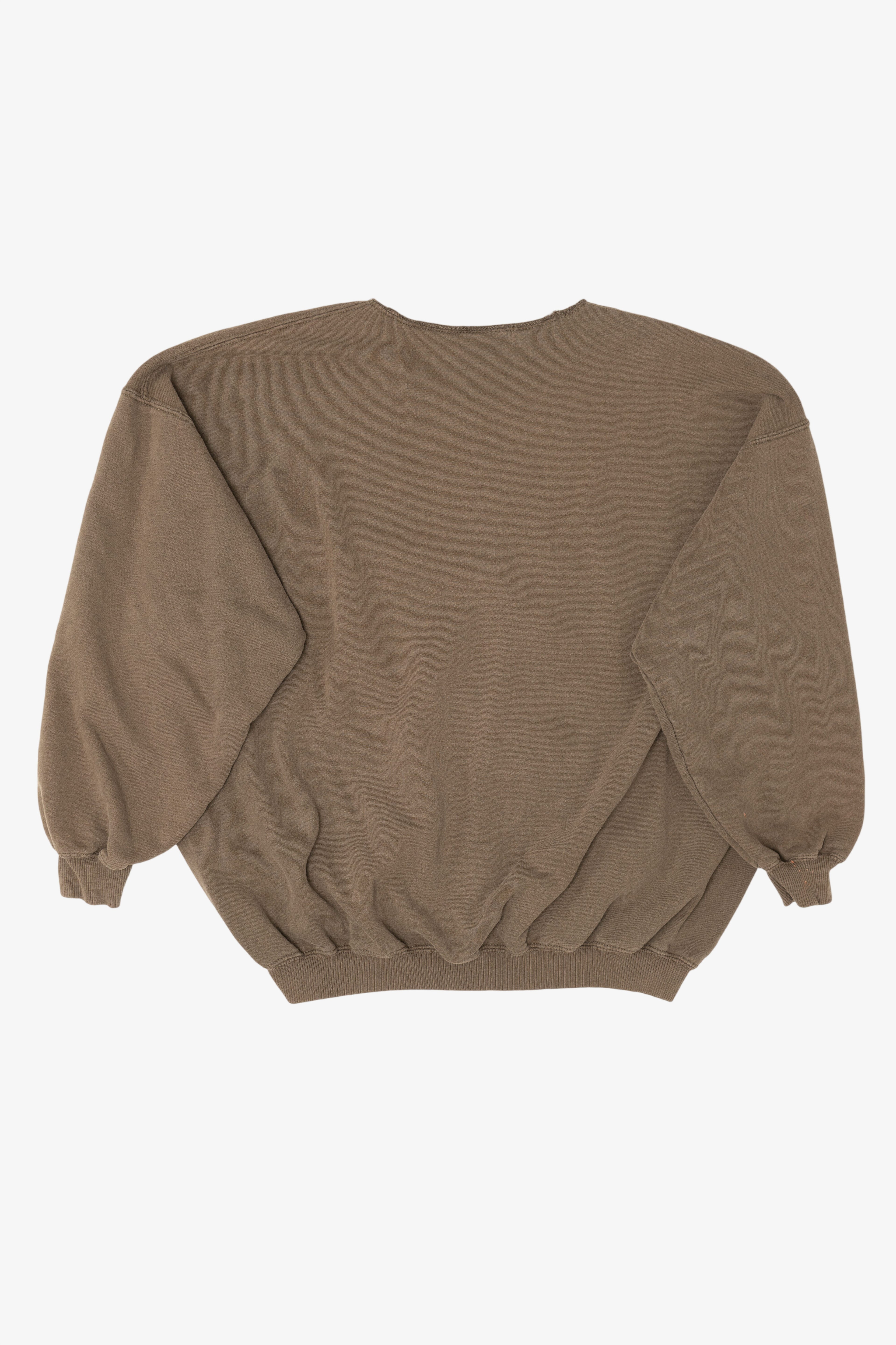 Vintage Chapel In Pumpkin Field Halloween Sweatshirt (1990s)