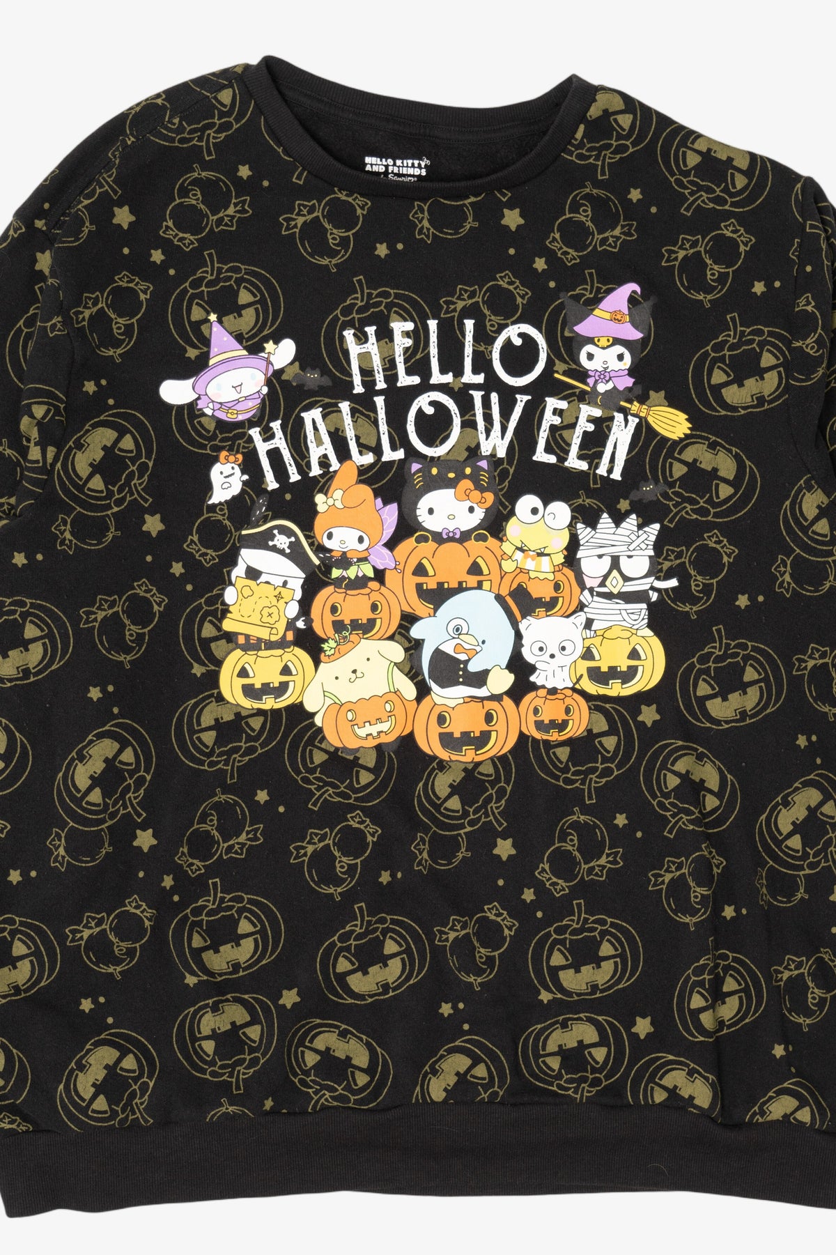 Hello Kitty And Friends "Happy Halloween" Sweatshirt (2020s)