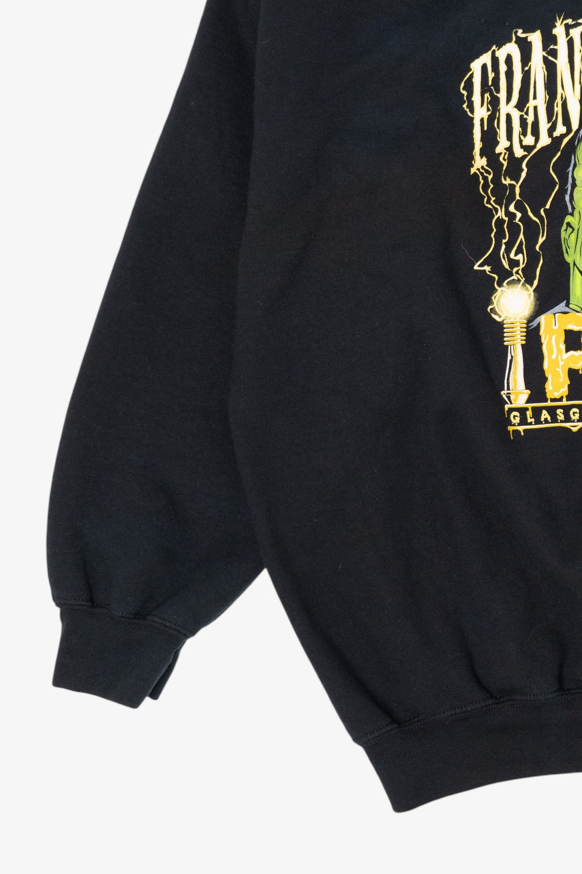 Vintage Frankenstein Pub Glasgow Scotland Halloween Sweatshirt (2010s)