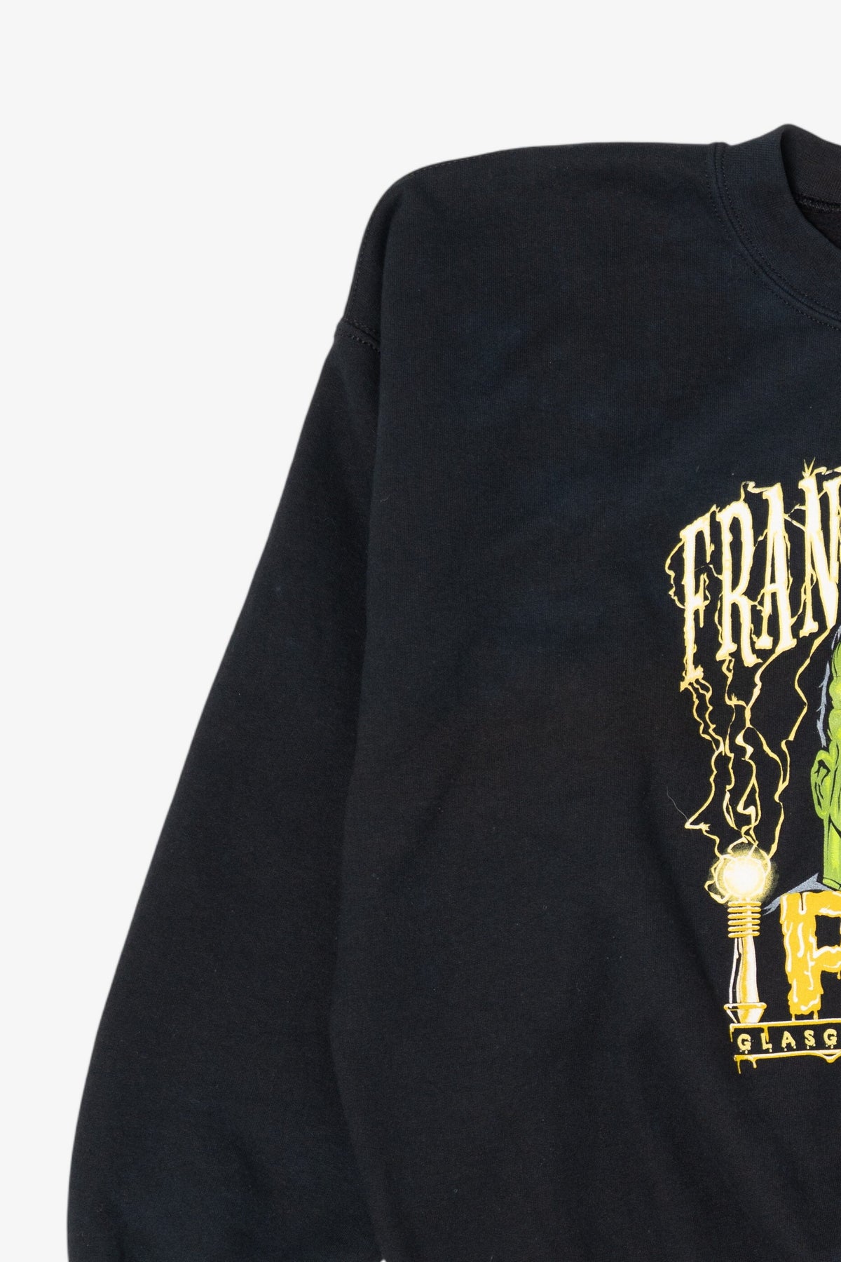 Vintage Frankenstein Pub Glasgow Scotland Halloween Sweatshirt (2010s)