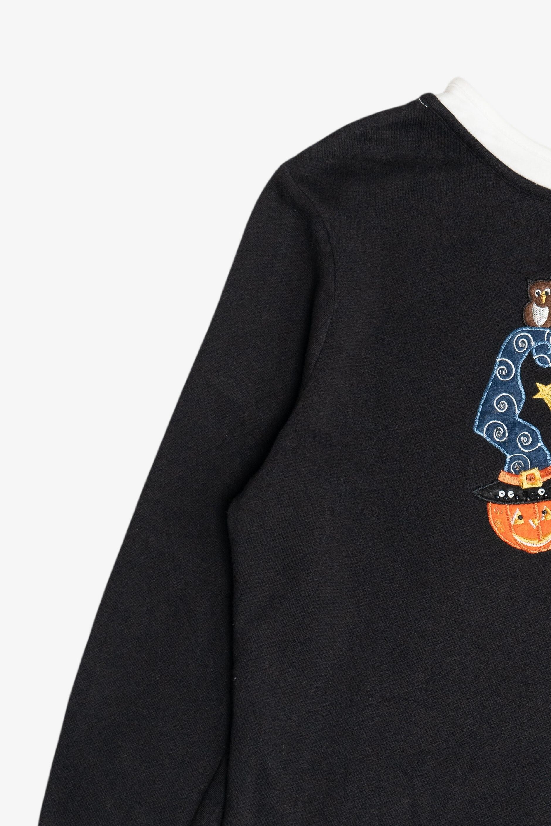 Vintage Pumpkins With Witch Hats Halloween Sweatshirt (2000s)