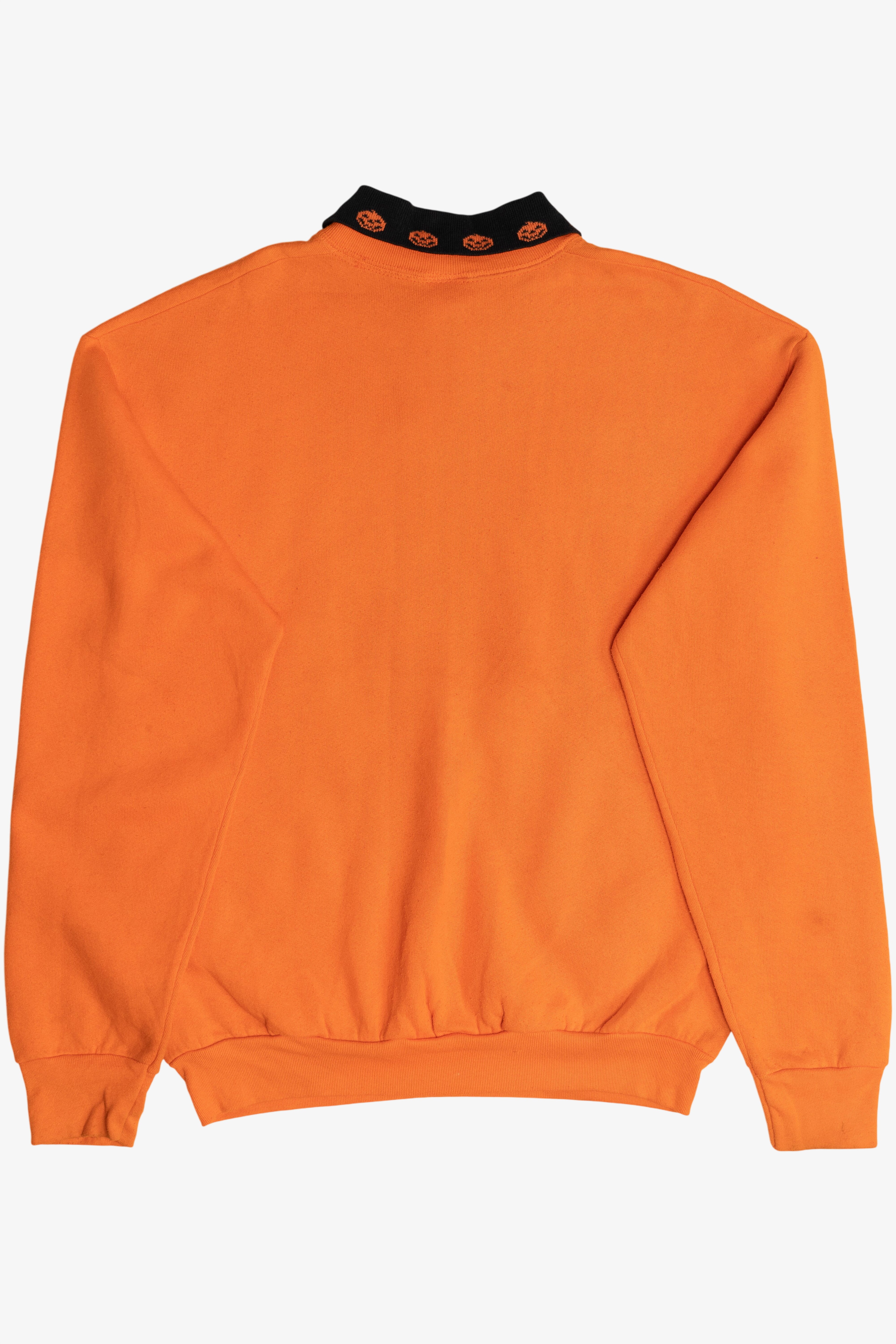 Vintage "Happy Halloween" Gemstone Applique Sweatshirt (1990s)