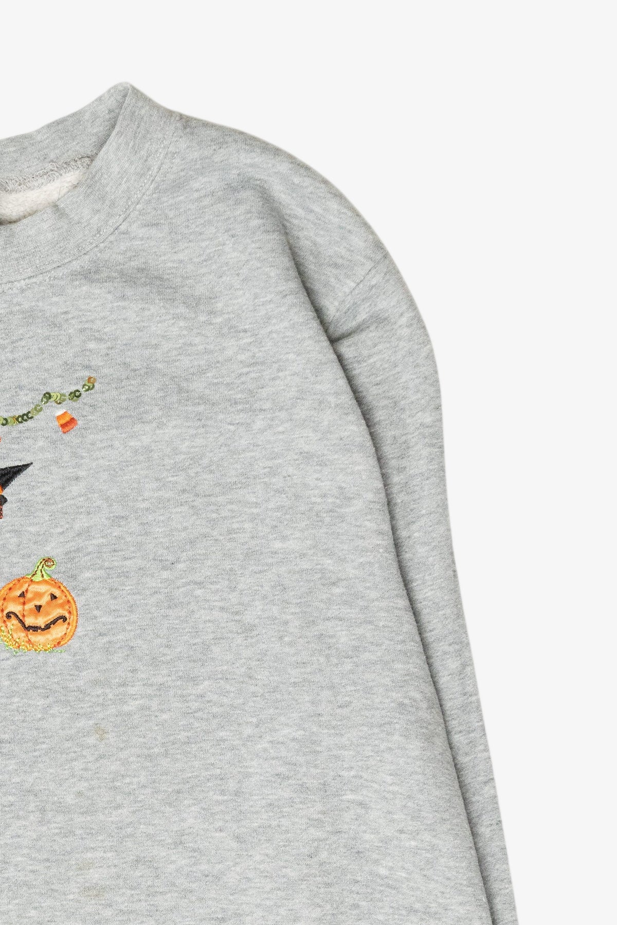 Black Cat Vintage Halloween Sweatshirt (2000s)