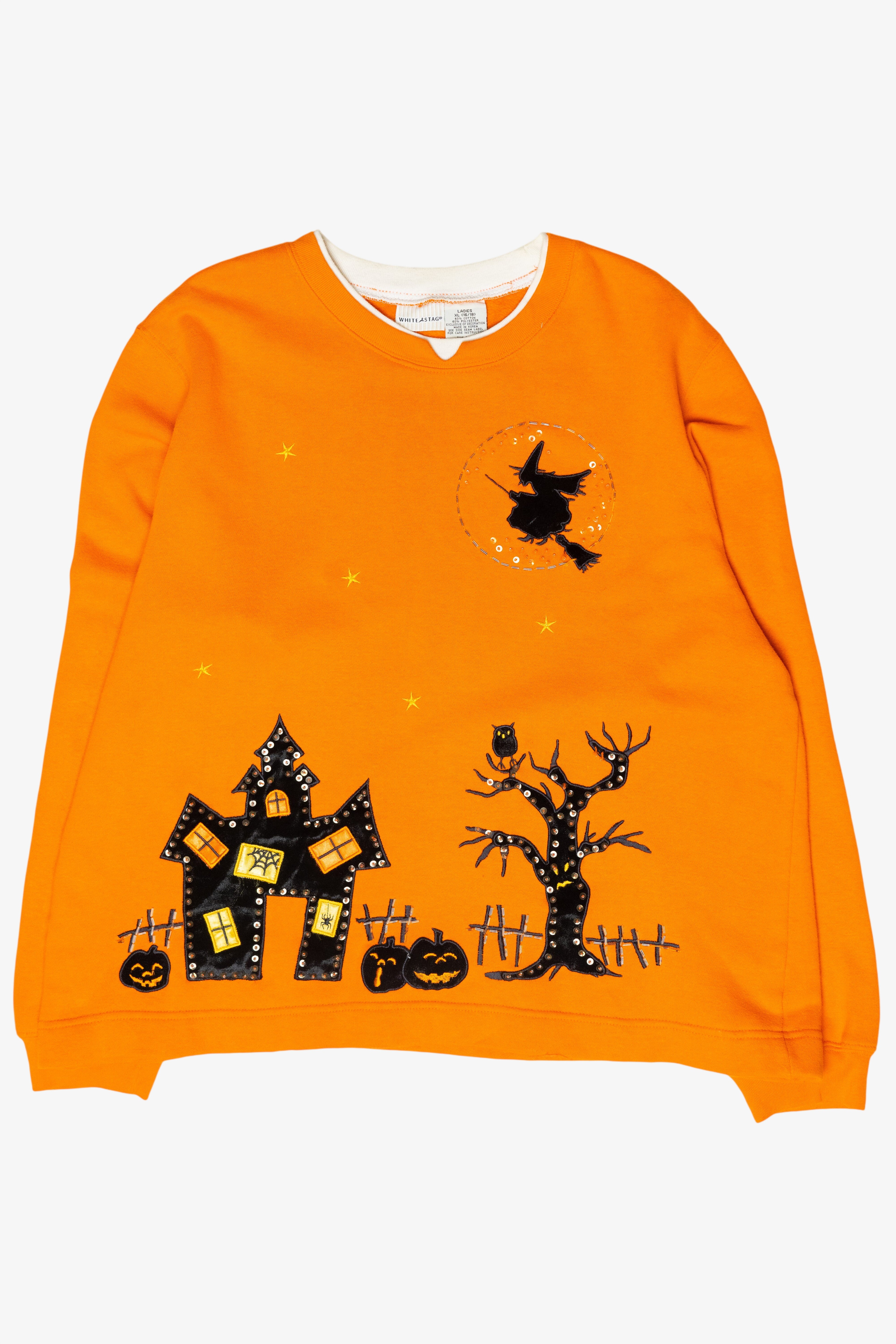Haunted House Vintage Halloween Sweatshirt (2000s)