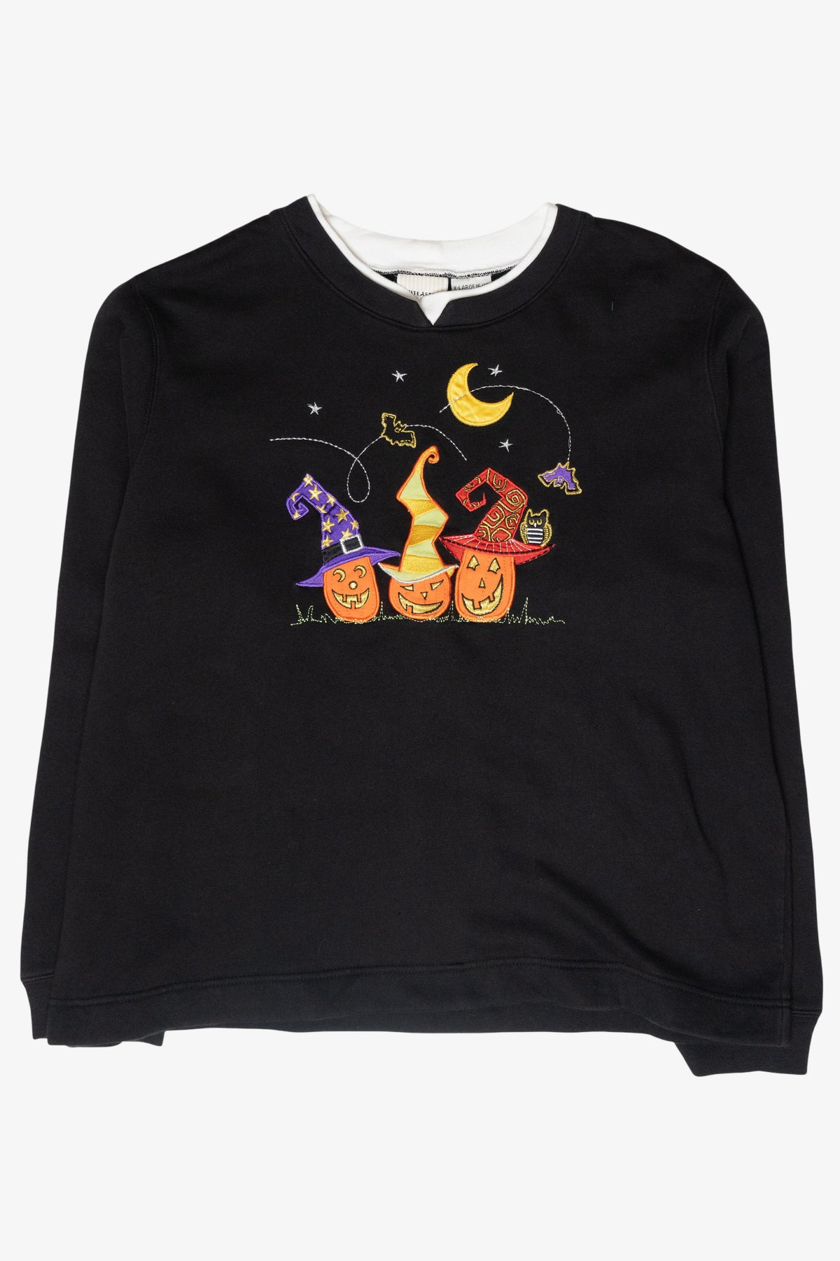 Witch Hat Pumpkins Vintage Halloween Sweatshirt (2000s)