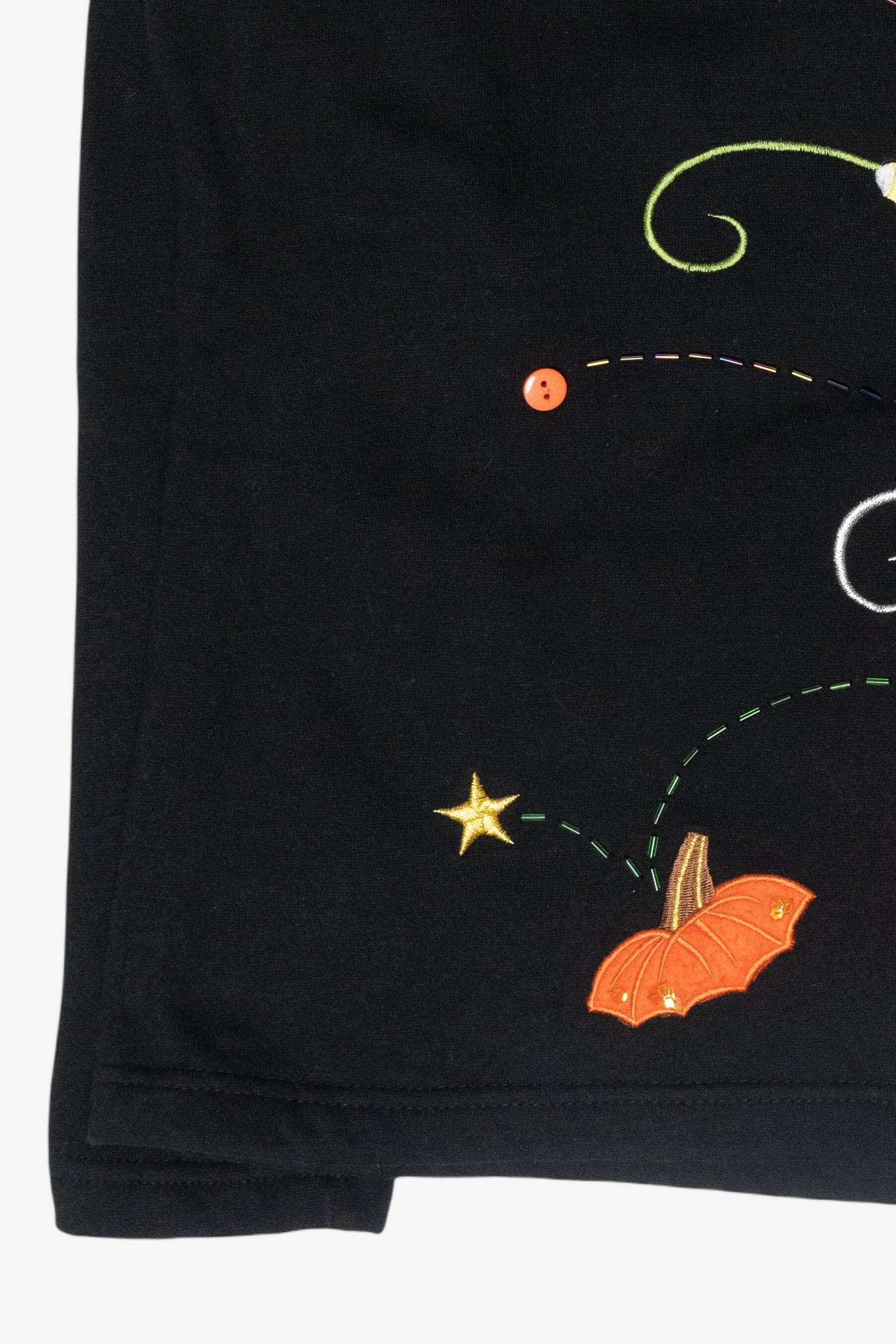 Confetti Pumpkin Vintage Halloween Sweatshirt (2000s)