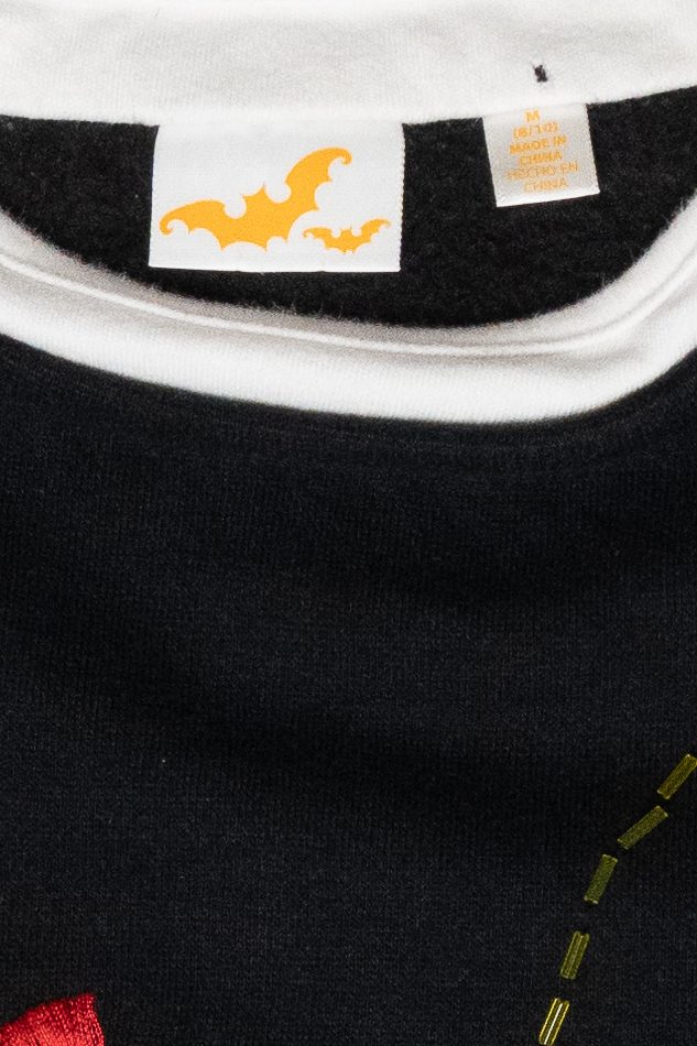 Confetti Pumpkin Vintage Halloween Sweatshirt (2000s)